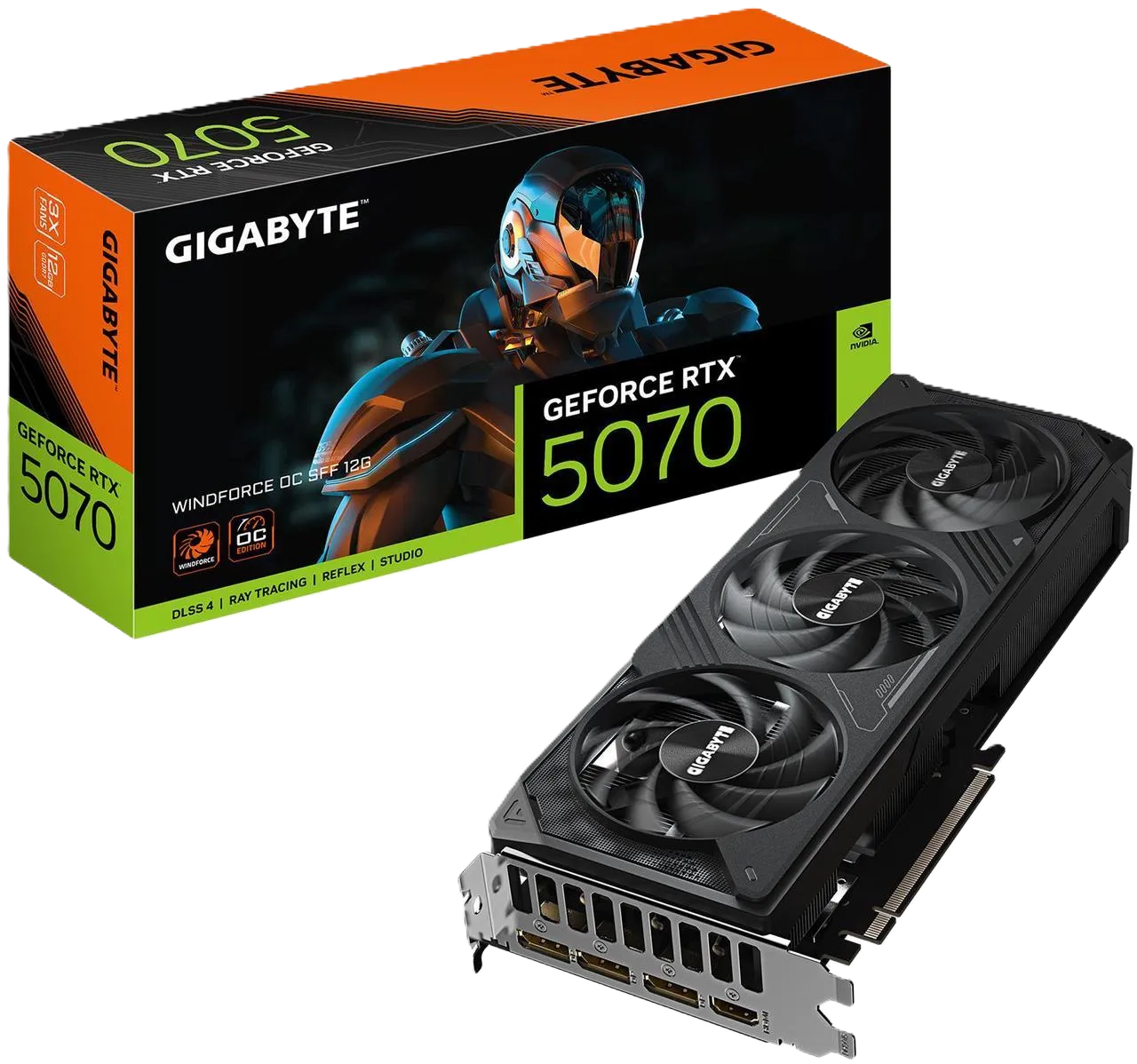 GIGABYTE WindForce GeForce RTX 5070 12GB Video Card