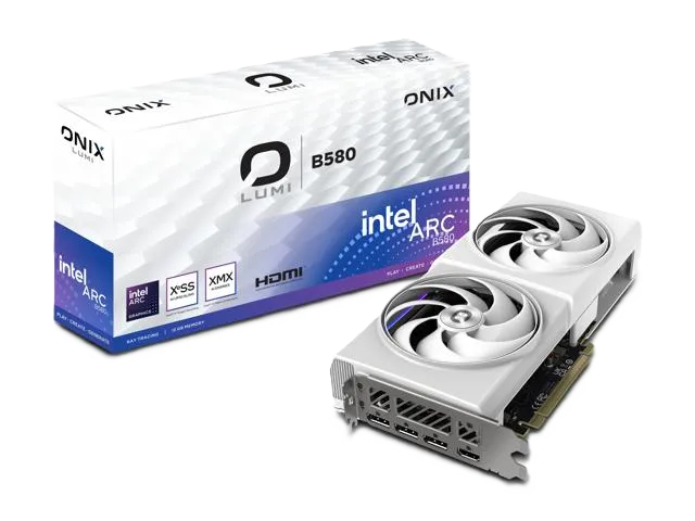 ONIX LUMI Arc B580 12GB Video Card